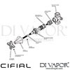 Cifial Hexa Wall Valve Dimensions